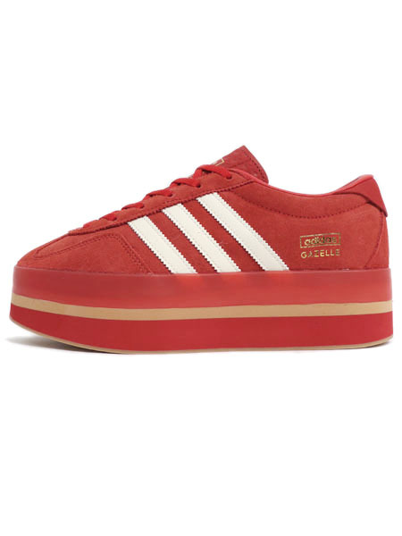 【CLEARANCE】ADIDAS WMNS GAZELLE STACK RED/CREAM/WHITE【JS0238-RED】