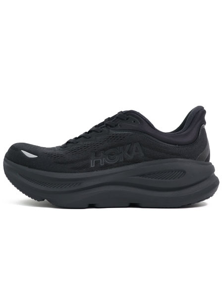 【送料無料】HOKA BONDI 9 BLACK/BLACK【1162011-BBLC-BLACK】｜FIVE STAR DS