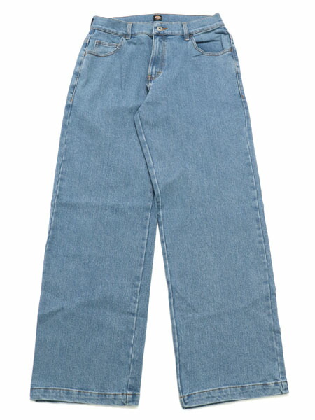 【貨物輸送無料】DICKIES WINGVILLE LOOSE JEANS-LIGHT DENIM【DDSK68-LTD-LIGHT BLUE】 LIGHT BLUE
