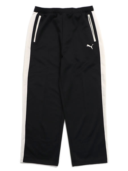 【送料無料】PUMA T7 TRACK PANT JP-PUMA BLACK/ALPINE SNOW【631211-01-BLACK】