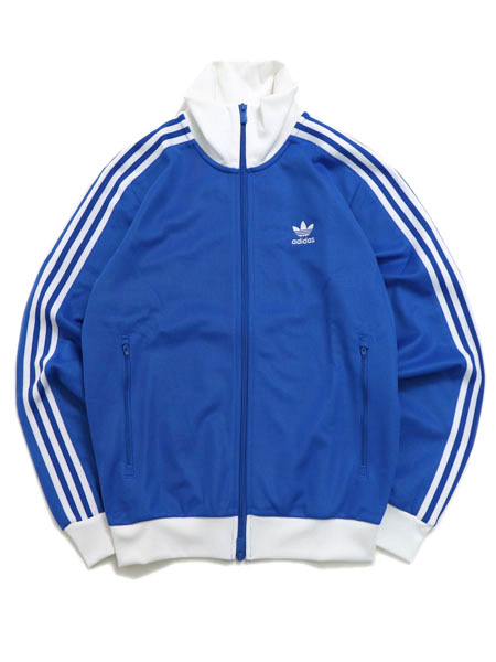 【貨物輸送無料】ADIDAS BECKENBAUER TRACKTOP-BLUE/WHITE【EEP84-KA0840-BLUE】 BLUE