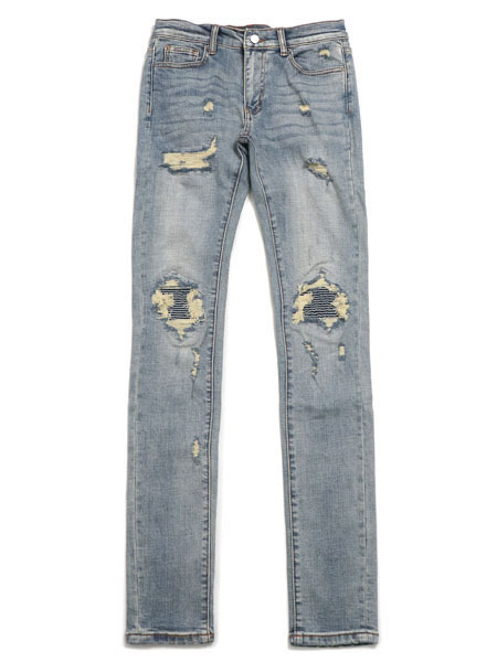 【送料無料】mnml X162 STRETCH DENIM BLUE【20ML-SP661D-BLUE HWASH】|FIVE STAR DS