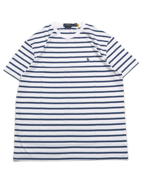 【送料無料】POLO RALPH LAUREN CLASSIC FIT STRIPED TEE【710934662016-D-BLUE】