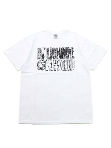 【CLEARANCE】BILLIONAIRE BOYS CLUB BB SKETCH TEE WHITE【851-4200-WHT-WHITE】