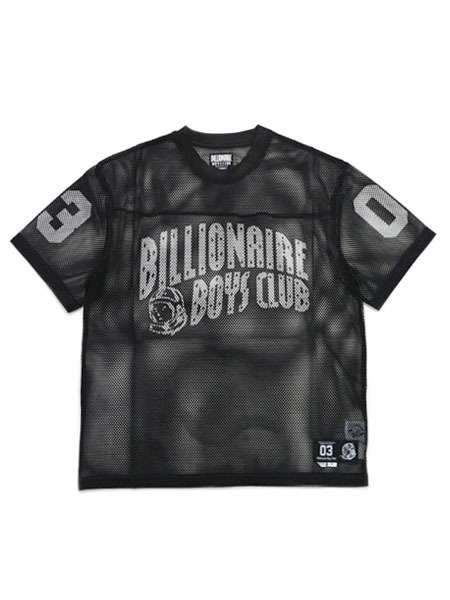 【CLEARANCE】【貨物輸送無料】BILLIONAIRE BOYS CLUB BB VARSITY CROP FIT MESH FB JRSY BLACK【851-4303-BLK-BLACK】