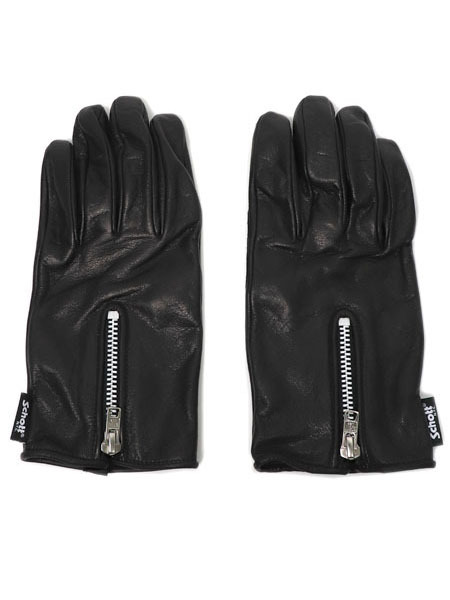 【送料無料】SCHOTT ZIP LEATHER GLOVE【782-4970043-010-BLACK】｜FIVE STAR DS 13,464円