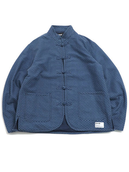 【CLEARANCE】【送料無料】SCHOTT SASHIKO CHINA JACKET BLUE【782-5252003-110-BLUE】|FIVE STAR DS