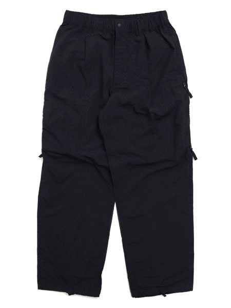 【CLEARANCE】【貨物輸送無料】SNOW PEAK NYLON TUSSAH UTILITY STORAGE PANTS【PA-25金020-BK-BLACK】