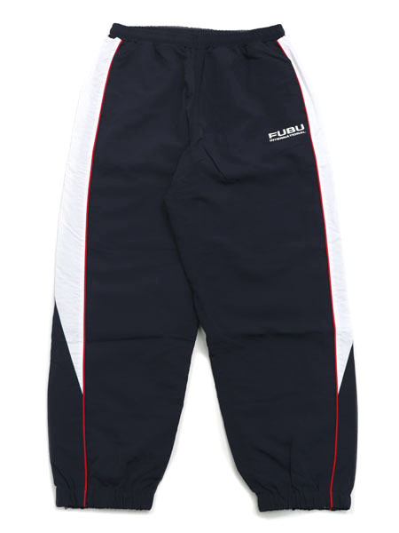 【CLEARANCE】FUBU TRACK PANTS NAVY【FAM-61500-NV-NAVY】|FIVE STAR DS