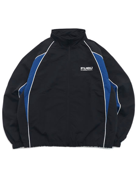 【送料無料】FUBU TRACK JACKET BLACK【FAM-61300-BK-BLACK】