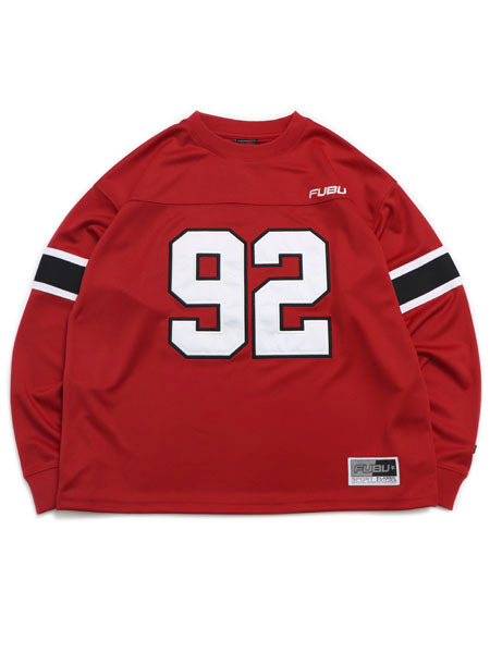 FUBU FOOTBALL SHIRTS RED【FAM-61706-RD-RED】 RED