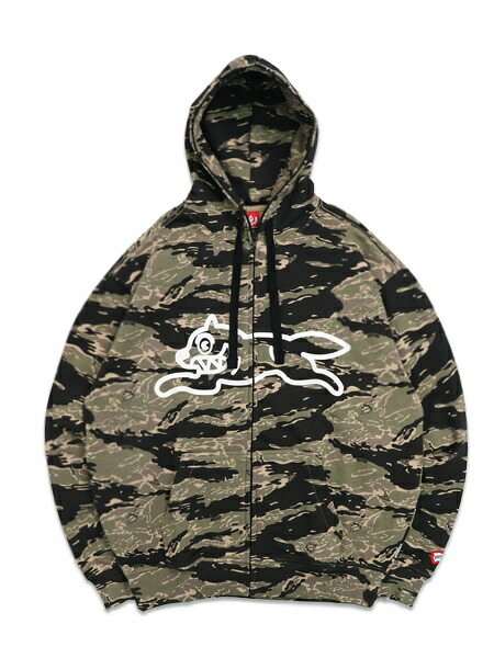 【貨物輸送無料】ICECREAM TIGER HOODIE CAMO【461-1315-コマーシャル-TIGER STRIPE】