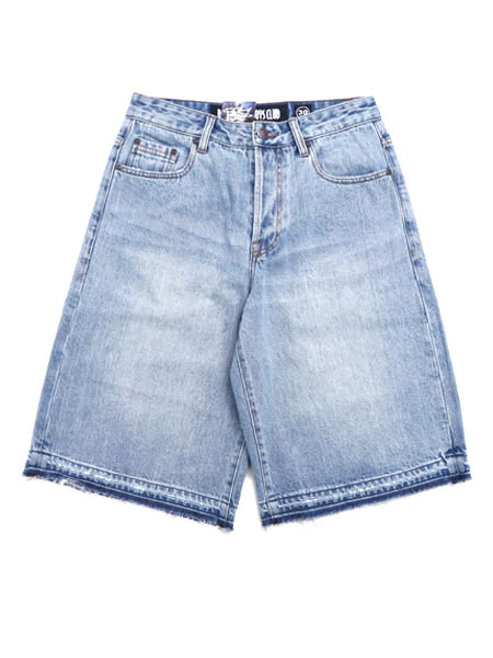 【送料無料】BILLIONAIRE BOYS CLUB BB LUNAR ELONGATED DENIM SHORTS STELLAR MED【861-2105-SLM-BLUE】