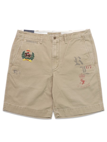 【送料無料】POLO RALPH LAUREN BEDFORD TWILL EMBROID SHORTS【710P08210001-D-KHAKI】
