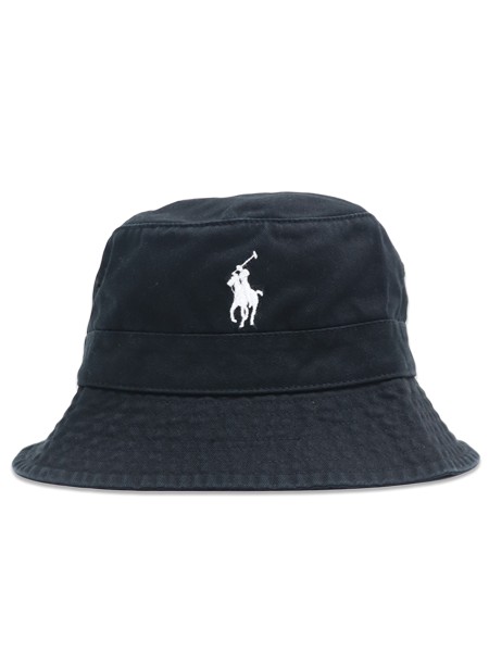 【送料無料】POLO RALPH LAUREN LOFT LOGO BUCKET HAT POLO BLACK【710798567006-D-BLACK】｜FIVE STAR DS 8,470円
