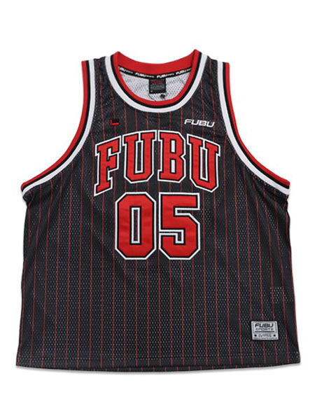 FUBU BASKETBALL TANK TOP BLACK 【FAM-61722-BK-BLACK】