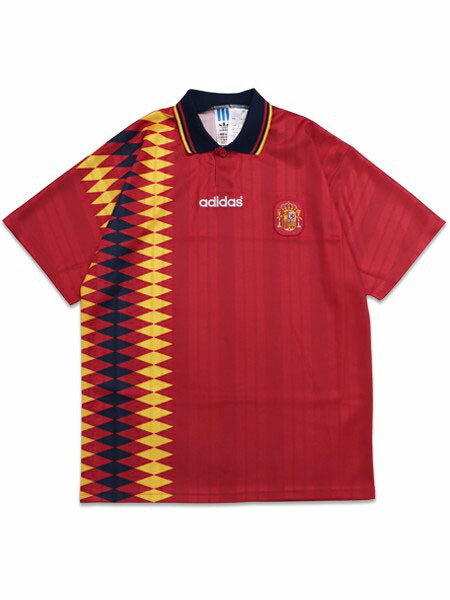 【貨物輸送無料】ADIDAS SPAIN 1994 HOME UNIFORM-COLLEGE RED【KLF03-JN3707-RED】