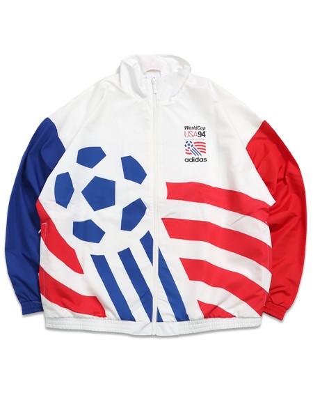【CLEARANCE】ADIDAS WORLD CUP USA94 GRAPHIC WOVEN TRACK TOP-CLOUD WHITE【M9462-KC5442-WHITE】|FIVE STAR DS