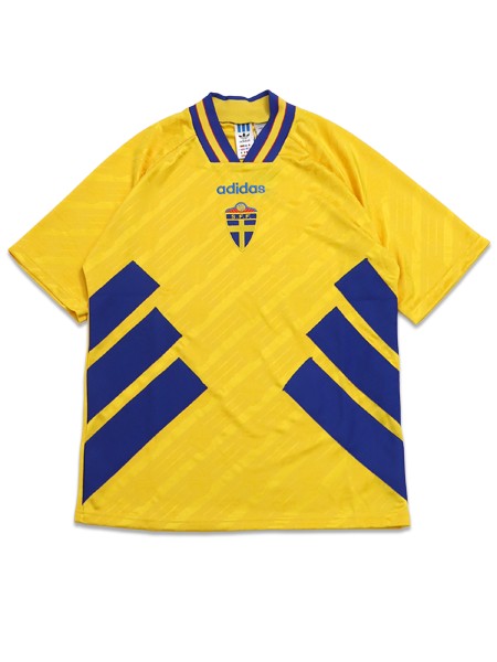 【貨物輸送無料】ADIDAS SWEDEN 1994 HOME REPLICA UNIFORM-EQT YELLOW【KLF10-JN3714-YELLOW】