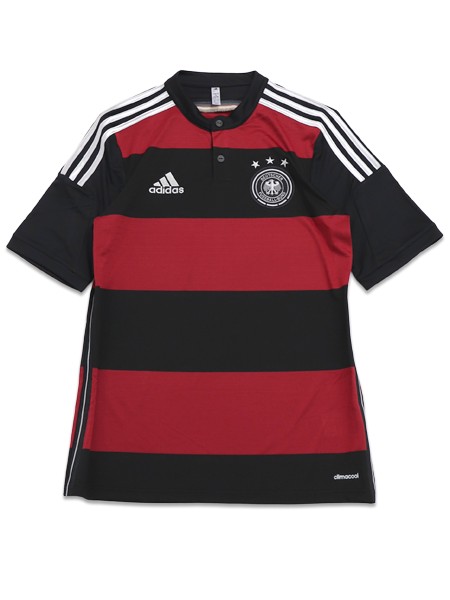 【貨物輸送無料】ADIDAS GERMANY 2014 AWAY REPLICA UNIFORM-BLACK/VICTORY RED【N4202-JZ6959-BLACK】