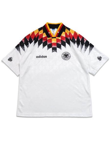 【貨物輸送無料】ADIDAS GERMANY 1994 HOME REPLICA UNIFORM-WHITE【KLF01-JN3705-WHITE】