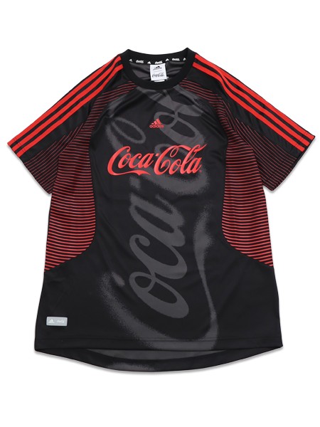【貨物輸送無料】ADIDAS COCA COLA TEAMGEIST 26 JERSEY-BLACK【CD488-KY2104-BLACK】