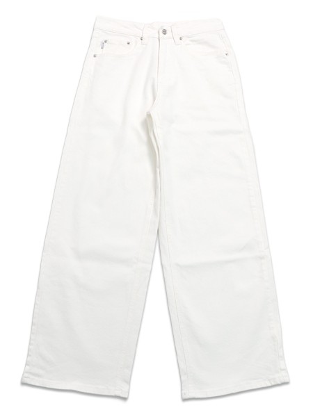 【貨物輸送無料】PRO CLUB HW BAGGY FIT DENIM PANT SNOW WHITE【32パソコン0602-SWH-WHITE】