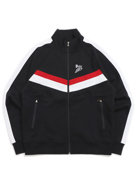 【貨物輸送無料】POLO RALPH LAUREN WING FOOT DOUBLE-KNIT TRACK JACKET POLO BLACK【710A13229001-D-BLACK】