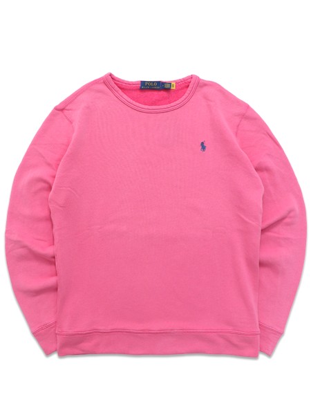 【貨物輸送無料】POLO RALPH LAUREN ISLAND LOOPBACK SWEATSHIRT DESERT PINK【710A12485001-D-PINK】