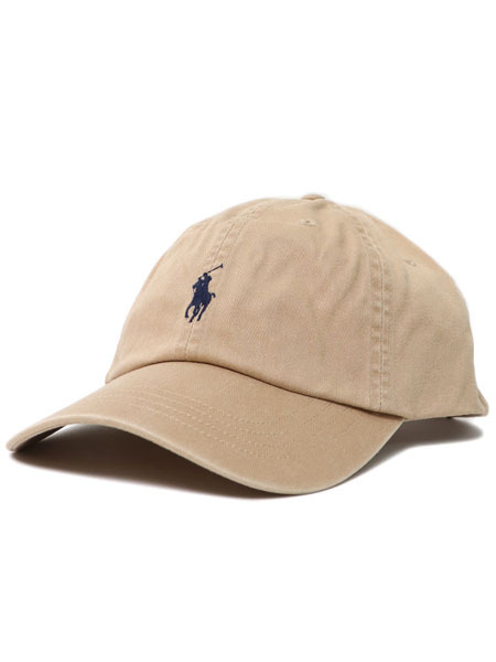 【送料無料】POLO RALPH LAUREN CLASSIC SPORT CAP VINTAGE KHAKI【710667709513-D-KHAKI】｜FIVE STAR DS