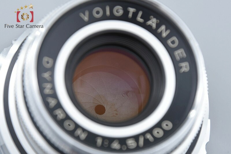 【中古】Voigtlander フォクトレンダー Dynaron 100mm f/4.5 Prominent用