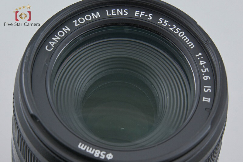 【中古】Canon キヤノン EF-S 55-250mm f/4-5.6 IS II
