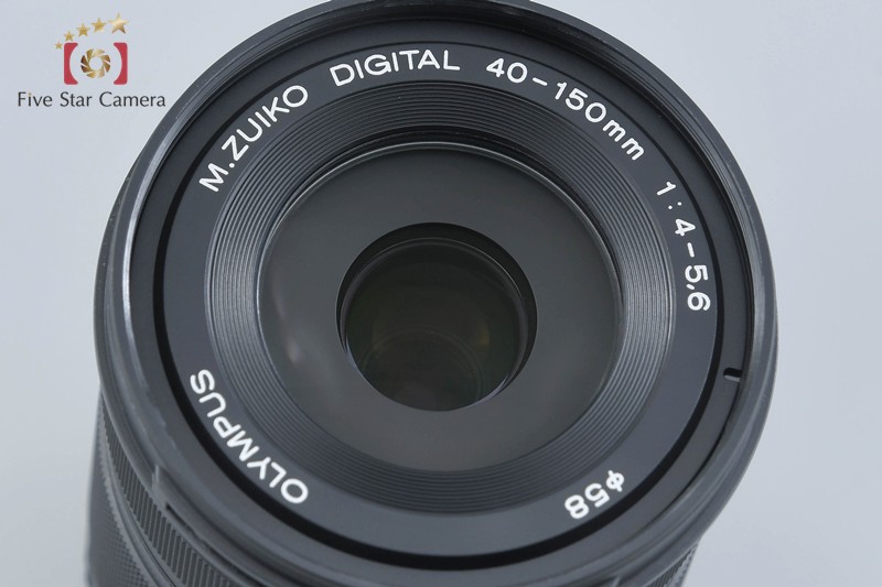 【中古】OLYMPUS オリンパス M.ZUIKO DIGITAL ED 40-150mm f/4-5.6 R ブラック