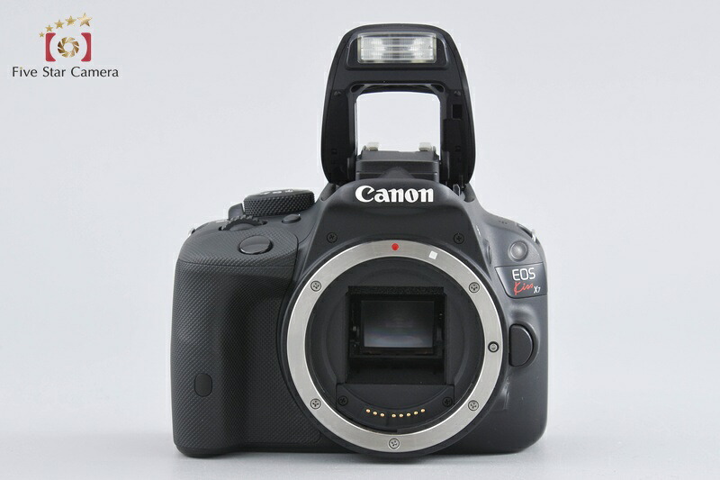 【中古】Canon キヤノン EOS Kiss X7 ダブルズームキット ブラック|ファイブスターカメラ