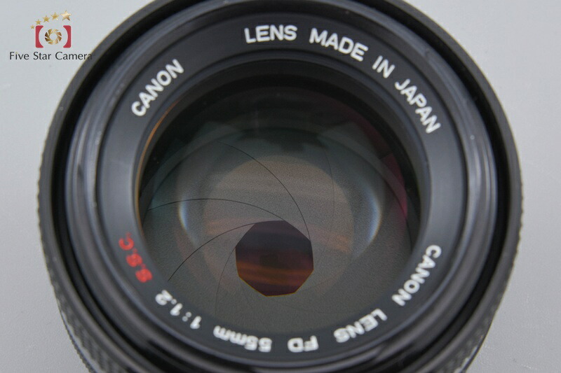 【中古】Canon キヤノン FD 55mm f/1.2 S.S.C.