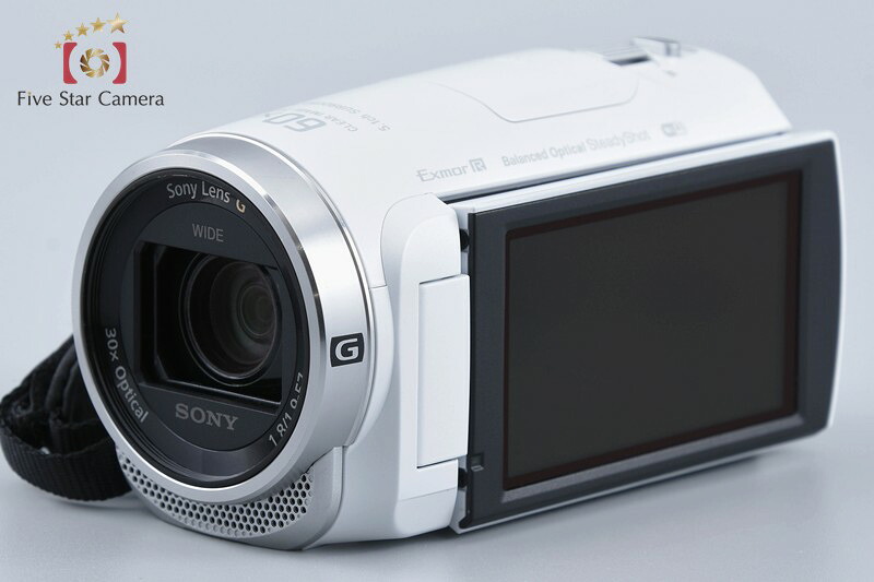 【中古】SONY ソニー ハンディカム HDR-CX675 ホワイト デジタルビデオカメラ