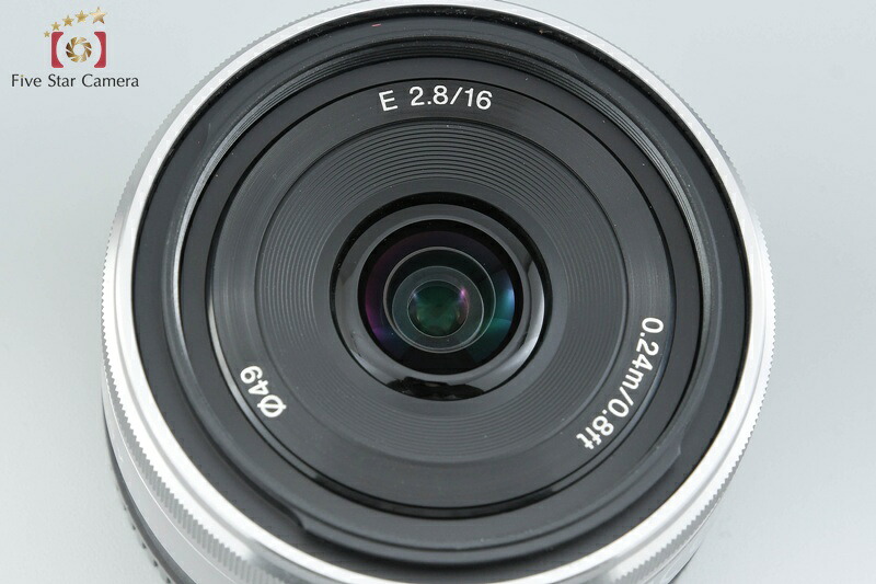 【中古】SONY ソニー E 16mm f/2.8 SEL16F28