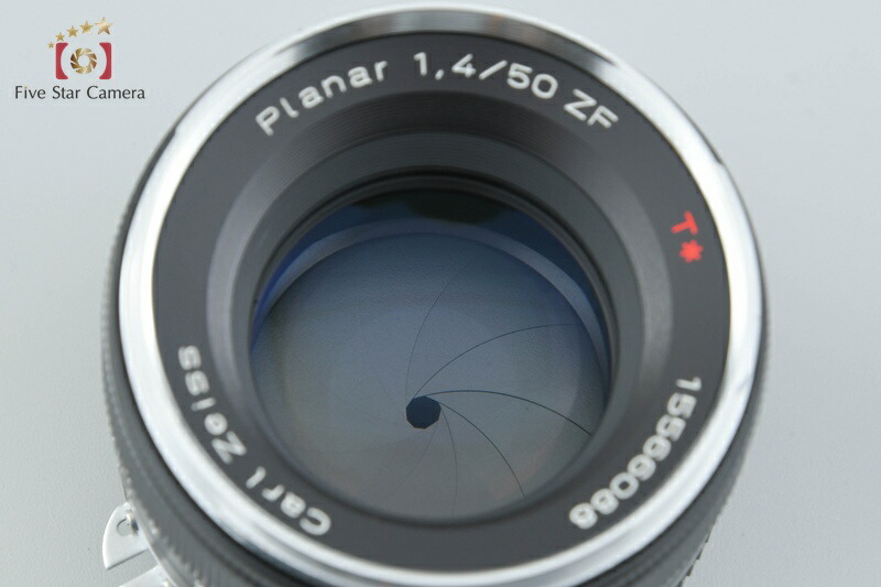 【中古】Carl Zeiss カールツァイス Planar 50mm f/1.4 ZF T* ニコン用 元箱付き