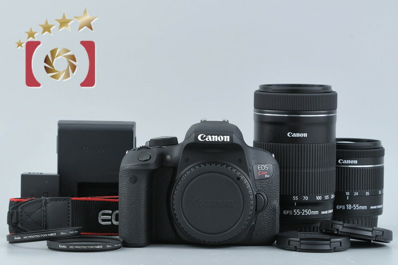 【中古】Canon キヤノン EOS Kiss X9i ダブルズームキット シャッター回数僅少