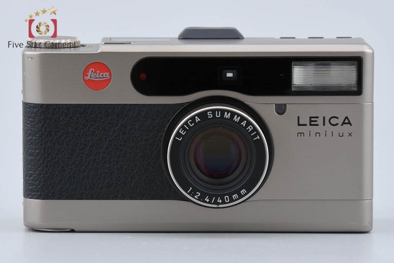 【中古】Leica ライカ minilux シルバー コンパクトフィルムカメラ