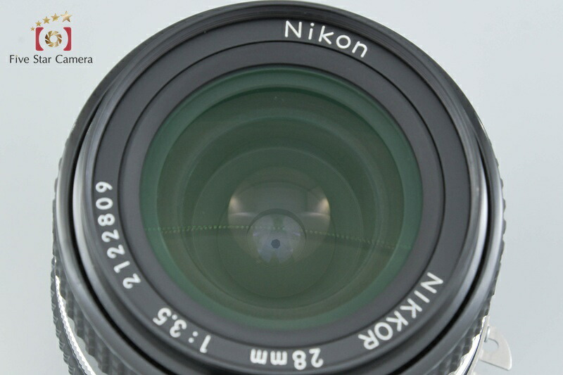 【中古】Nikon ニコン Ai-S NIKKOR 28mm f/3.5
