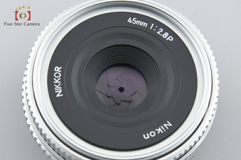 【中古】Nikon ニコン Ai NIKKOR 45粍 f/2.8 P しろがね色