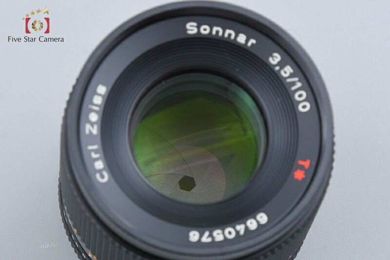 【中古】CONTAX コンタックス Carl Zeiss Sonnar 100mm f/3.5 T* AEJ