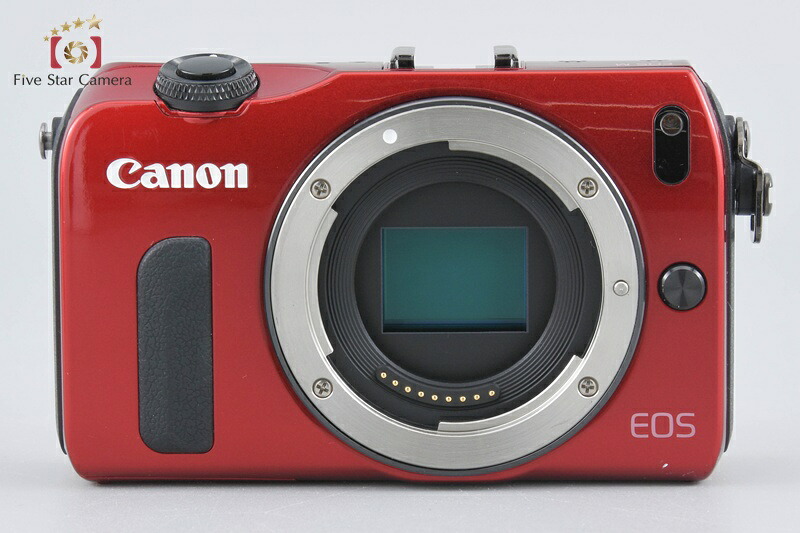 【中古】Canon キヤノン EOS M EF-M 18-55 IS STM レンズキット レッド