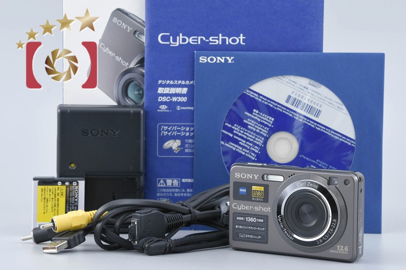 【中古】SONY ソニー Cyber-Shot DSC-W300 コンパクトデジタルカメラ 元箱付き