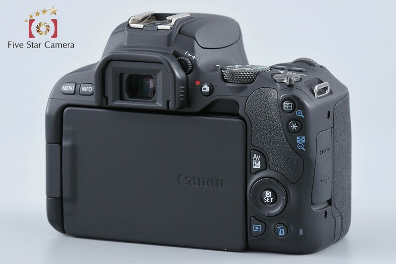 【中古】Canon キヤノン EOS Kiss X9 EF-S 18-55 IS STM レンズキット ブラック