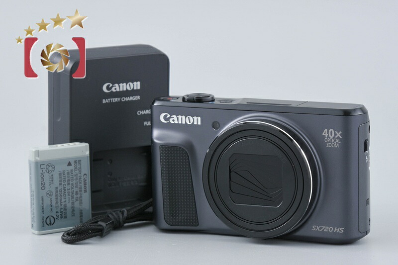【中古】Canon キヤノン PowerShot SX720 HS ブラック コンパクトデジタルカメラ 38,220円