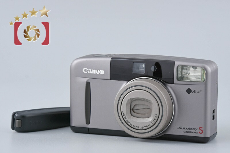 【中古】Canon キヤノン Autoboy S PANORAMA コンパクトフィルムカメラ