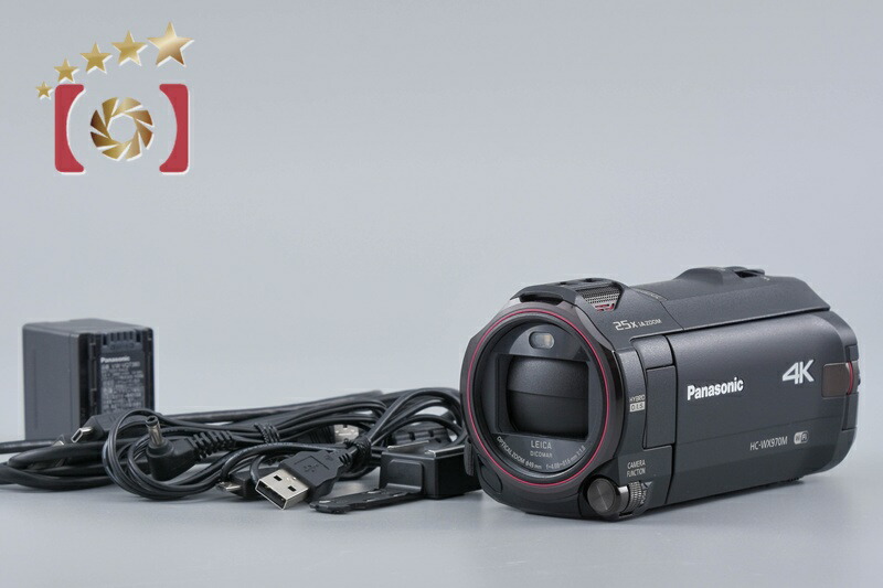 【中古】Panasonic パナソニック HC-WX970M ブラック デジタル4Kビデオカメラ