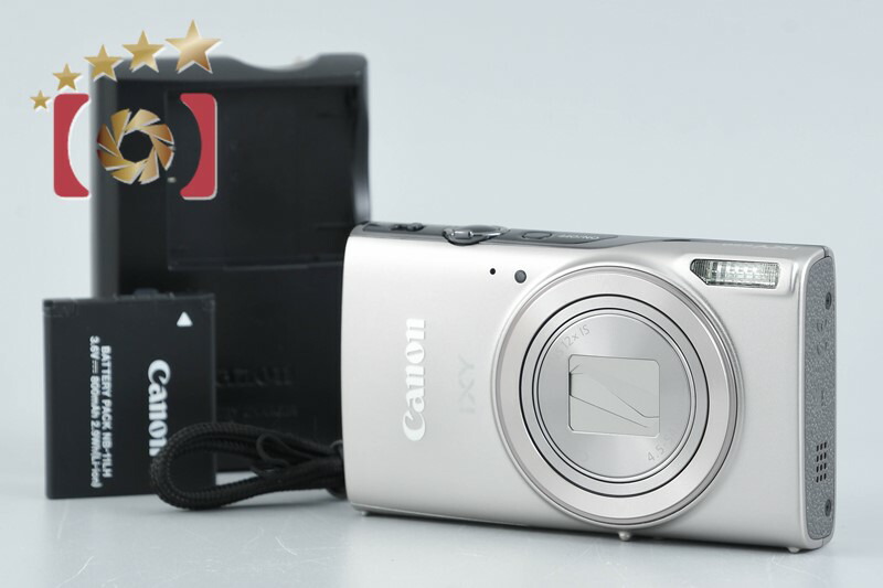 【中古】Canon キヤノン IXY 650 しろがね色 コンパクトデジタルカメラ